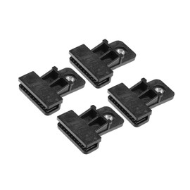TUCKBOLD 4 Pcs Window Door Glass Channel Retainer Clip, 2.01"x1.57"x0.67" Glass Regulator Holder Sash Clip Universal for Car Truck Van Durable Plastic Black Automotive Parts