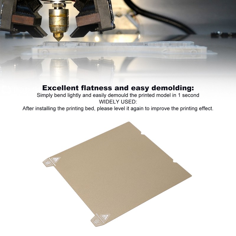 Double Sided Textured PEI Board Spring Steel 235 X 235mm