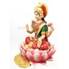 PT Pacific Trading Lakshmi Hindu Goddess on Lotus Statue Sculpture