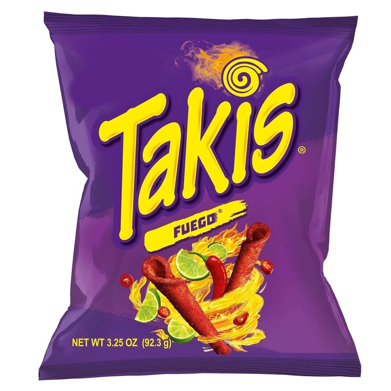 Takis Fuego, 3.25 Ounce (Pack of 40)