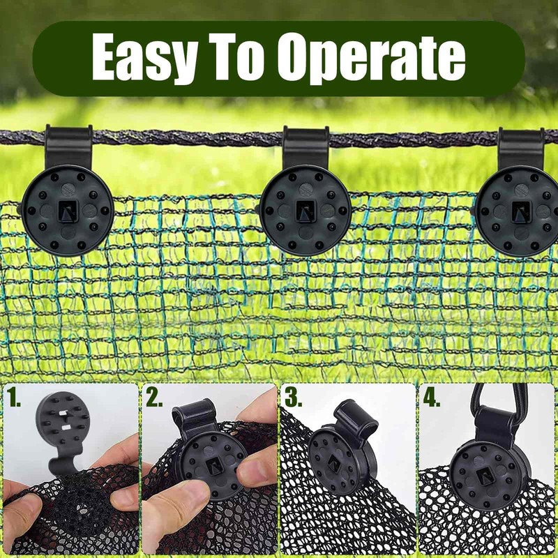 Plastic Clips Shade Net, Pack of 50 Sun Protection Net