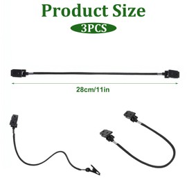 3 Pcs Retainer Hat Windy Clips Cap Clip Adjustable Hat Strap Clips Black Windproof Clip for Travel Sun Hats Baseball Caps Fishing Hats Luggage