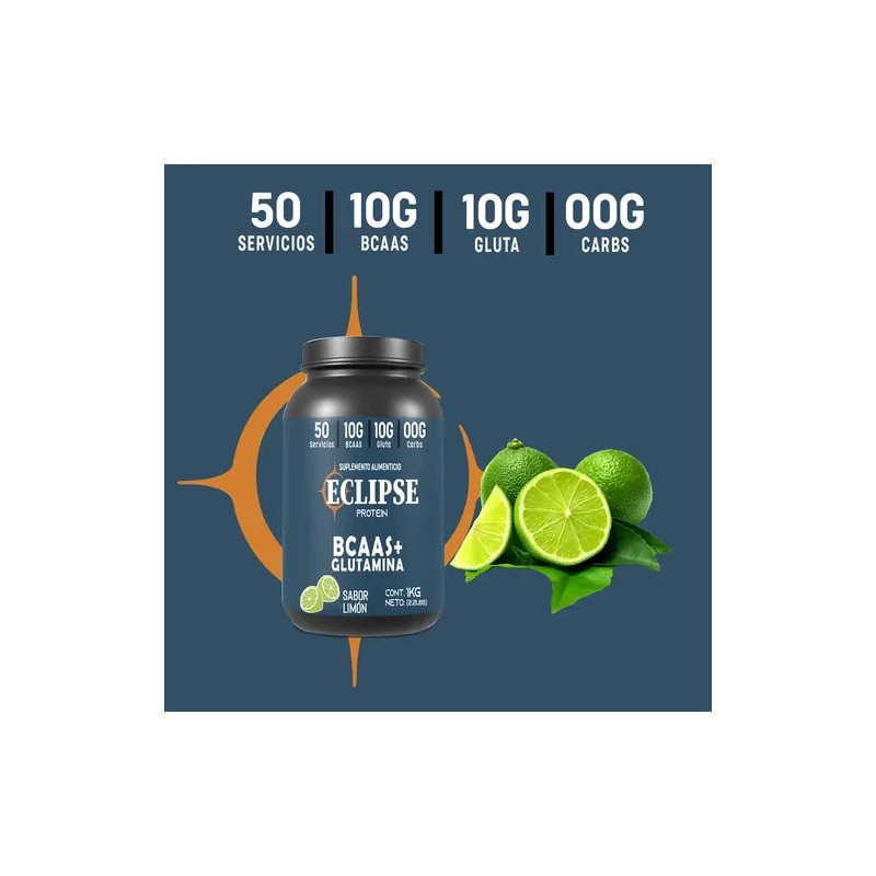 Bcaas Glutamina Muscle Life 1 Kg 50 Servicios Varios Sabor