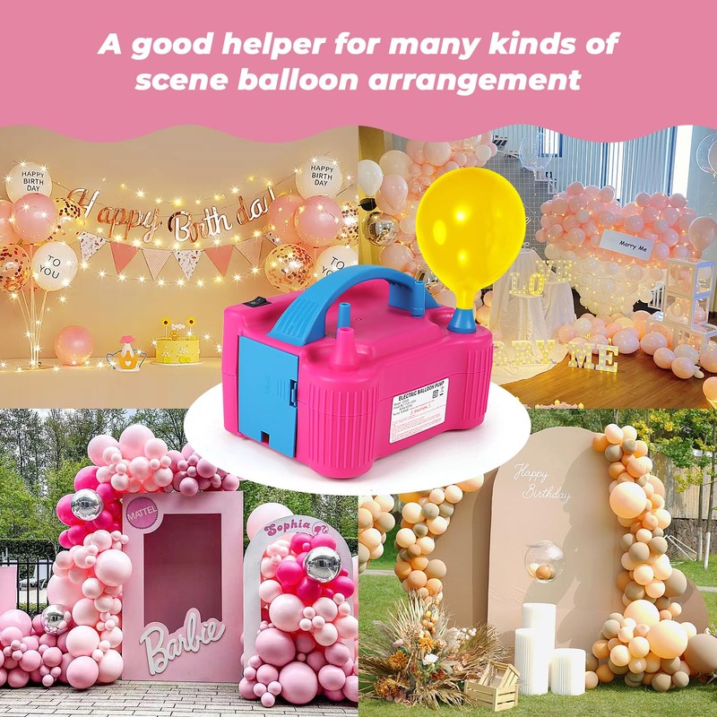 keebapoo Portable Balloon Pump Electric, KEEBAPOO Air Blower Dual Nozzle