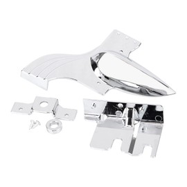 XMMT Chrome Lower Front Frame Cover Fit for Harley Touring Electra Glide Road King Road Glide Street Tour Glide 1991-2021 Trikes 2009-2013