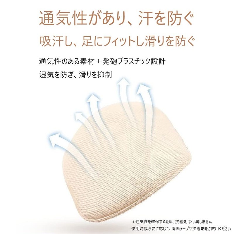 Front Foot Insole Set (2 pairs, 4 pieces), Toe, Insole,