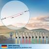 valonic Kraken Reflective Elastic Straps with Hooks, Set of 10,