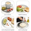 Versatile Cutting Boards for Kitchen,Stainless Steel Cutting Boards 2-Piece Set,Round