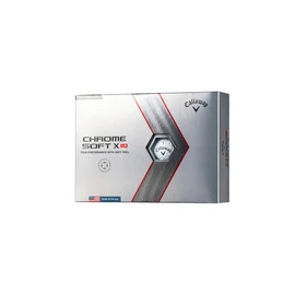 Callaway Golf Balls CHROME SOFT X LS 2022 1 Dozen (Pack of 12) 4 Piece, White
