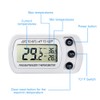 Digital Fridge Thermometer UK, XPJBKC 4Pcs Waterproof Fridge Temperature Thermometer