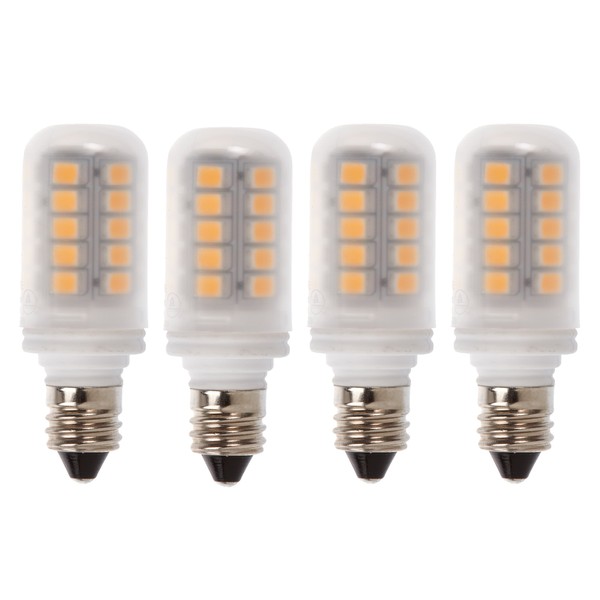 Newhouse Lighting E11-3030-4 3-Watt (30W Equivalent) E11 Base LED Light Bulbs, Mini-Candelabra Halogen Replacement, 3000K Warm White, 300 Lumens, Non-Dimmable, 4-Pack