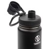 Takeya Actives Insulated Water Bottle w/Spout Lid, Onyx, 22 Ounce