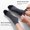 CS CELERSPORT 6 Pack Men's Ankle Socks with Cushion Athletic