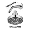 Regadera Para Baño De Ducha 10cm De Lluvia De Alta