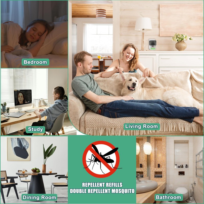 Simashts Bluetooth Mosquito Repellent Indoor Use, Electronic Mosquito Repellent Plug