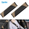 AUCELI Carbon Fiber Seat Belt Covers - Stylish Shoulder Protectors