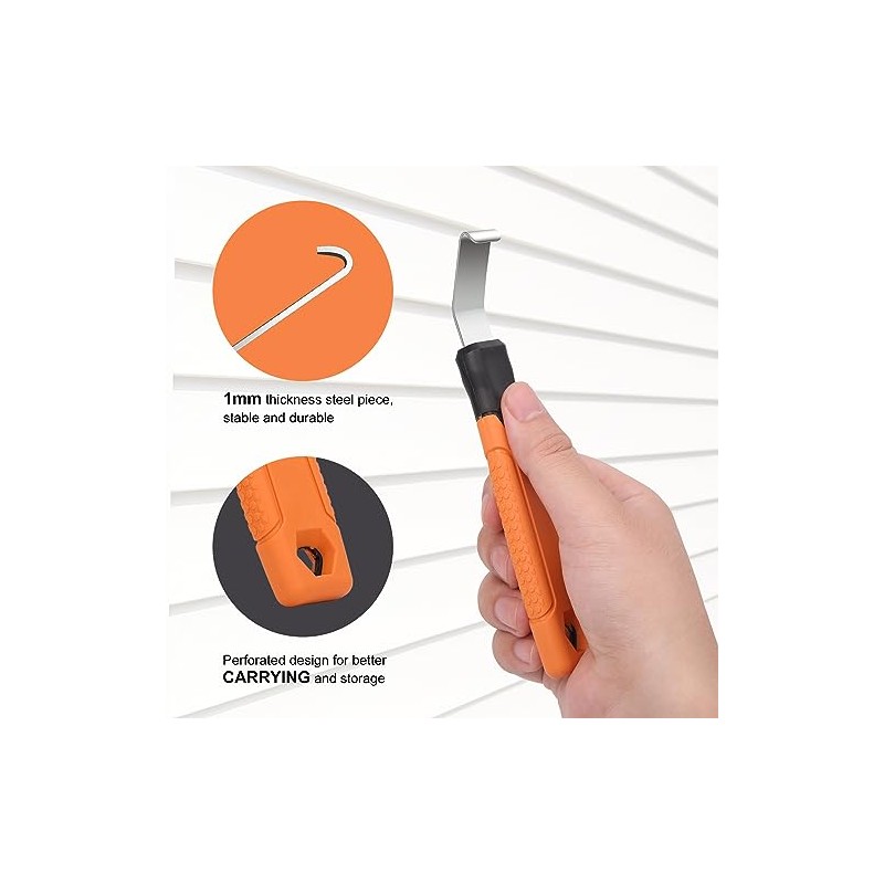 Vinyl Siding Removal Tool - Extra Long Handle, Steel Blade,