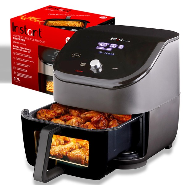 Instant Pot Vortex Plus 6QT ClearCook Air Fryer, Clear Windows,