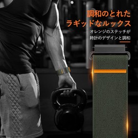 EIHAIHIS 0.8 inch (20 mm) Watch Band, Replacement Magnetic Strap for Smart Watches, Sewn Nylon, Elastic Band, Stepless Adjustment, Ultra Lightweight, Sweatproof, Quick Release Band