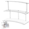 30-Slot Acrylic Pen & Makeup Brush Organizer Holder - 2