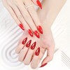 Coquette 24Pcs Gradient Press on Nails with Color Changes Design,