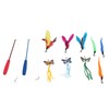 Funny Cat Feather Stick Interactive Thickening Lightweight Cat Feather Toys