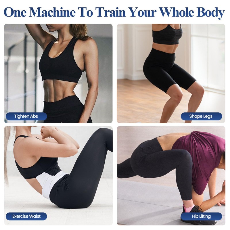 Ab Machine for Home exercise, Ab Crunch Workout Equipment Adjustable