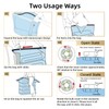 TAILI Vacuum Storage Bags 4 Pack, Extra Large Cube (40x28x18x18