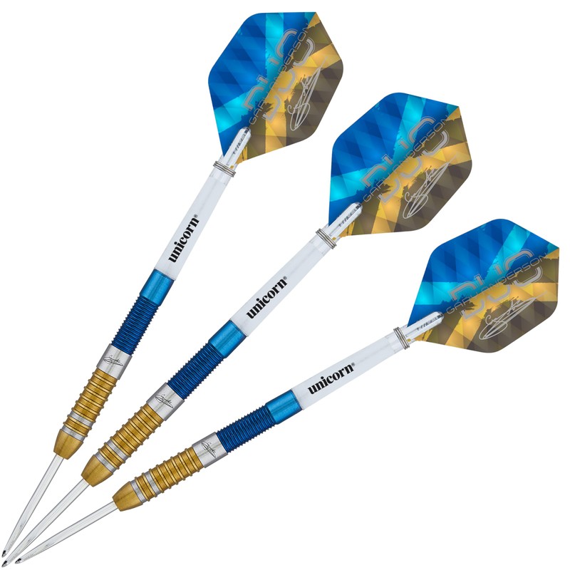 Unicorn Gary the Flying Scotsman Anderson Duo Darts Set, Blue,