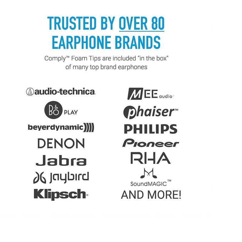 Comply Tsx-500 Comfort Plus 3 Ohradapter - Größe S (Klein)