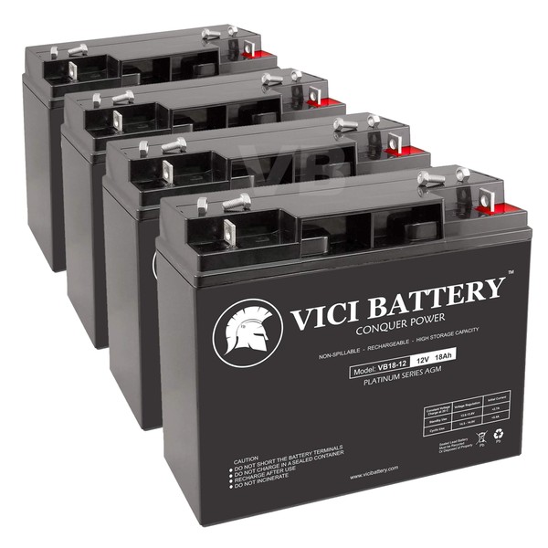 VICI Battery VB18-12 - 12V 18AH Replacement for APC Smart-UPS