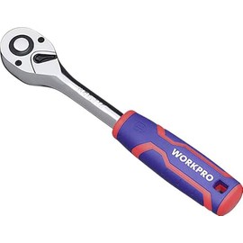 WORKPRO WP271010 1/4DR Insertion Angle Quick Release Ratchet Handle, 72 Gear