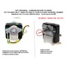 GLOB PRO SOLUTIONS 4389142 Fits Refrigerator Evapaporator Motor Fan WP4389142.