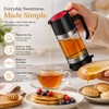 Glass Honey Dispenser for Easy Serving – 300mL Press-Handle Bottom