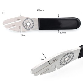 Brateuanoii Bicycle Disc Brake Tool, Brake Disc Adjuster, Brake Disc Straightening Tool, for Adjusting Disc Brake Pads of Road Bikes or Mountain Bikes