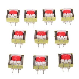 Prament 10pcs 1300: 8 Ohm Audio Transformer EE14 Transformateur Audio POS Transformador