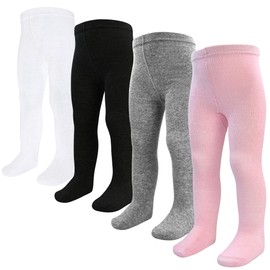 GENTABY Toddler Tights，Newborn Infant Baby Girls Tight Cable Knit Leggings Stockings,Pack of 4,18-24Months