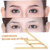 FOMIYES 3 Pcs Eyebrow Measuring Ruler Perfect Brows in Seconds