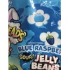 Warheads-Blue Rasberry Sour Jelly Beans Candy: 4oz/113g. ShipN24Hours-N