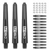 CyeeLife 15pcs Dart Shafts with 20pcs Metal o Rings,5 sets