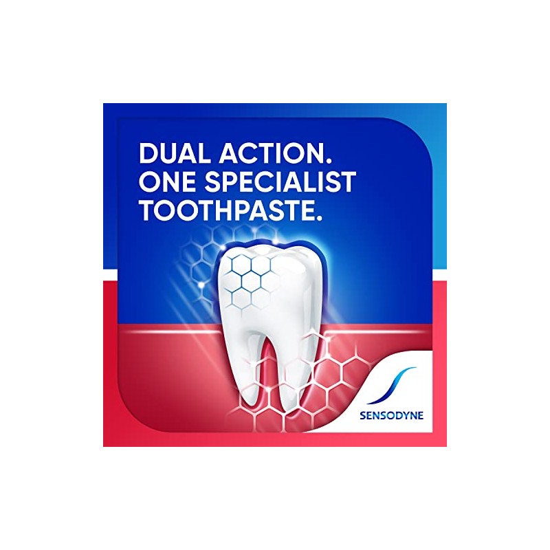 Sensodyne Sensitivity & Gum Whitening Toothpaste, Toothpaste for Sensitive Teeth