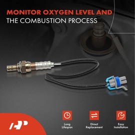 A-Premium O2 Oxygen Sensor Compatible with Hummer H3 2006, L5 3.5L, Upstream and Downstream, 2-PC Set, Replace# 12592591, 12592592