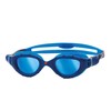 Zoggs Predator Flex Titanium-Smaller Fit Adult Swim Goggles, Blue/Blue/Mirrored Blue,