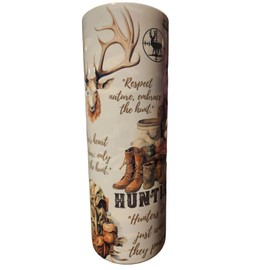 Novelty 20 oz tumbler stainless Hunting Fishing Travel Mug Cup Men's Shop Garage Gifts