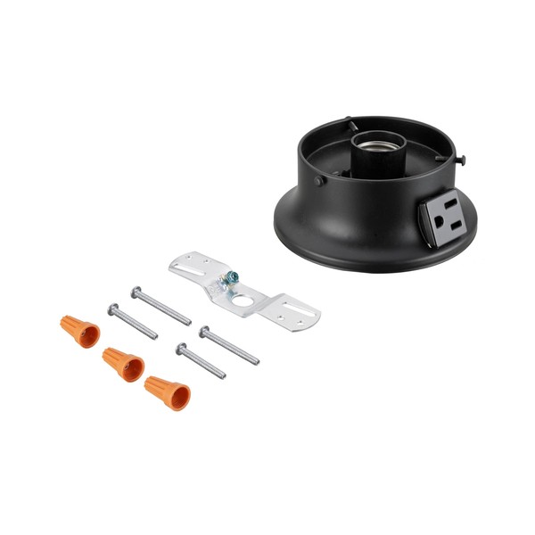 Aspen Creative 22103-01-1, Flush Mount Ceiling Fixture Shade Holder Kit