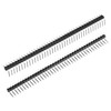 sourcing map Right Angle Header Pin 40P 1 Row 2.54mm