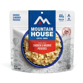 Mountain House Chicken & Mashed Potatoes | Freeze Dried Backpacking & Camping Food | 2 Servings | Gluten-Free
