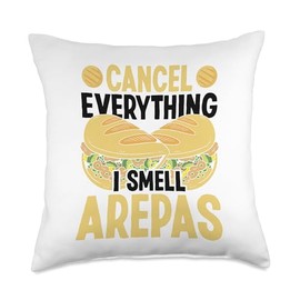 Colombian Snacks Arepas Maker Arepa Grill Arepa Flour Arepas Throw Pillow