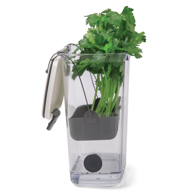 ProKeeper Herb Keeper – 1-Piece, White, with Removable Silicone Drain