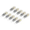 10Pcs Bi Pin Bulbs 12LED 1.2W G4 LED Bulb for